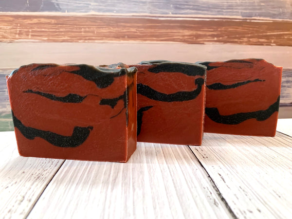 cranberry craft beer soap made with cranberry criek beer from destihl brewery red and black beer soap with activated charcoal spunkndisorderly craft beer soap
