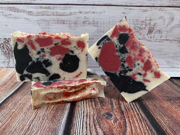 craft beer soap handmade with blue testament craft beer from back pew brewing porter texas craft brewery beer soap