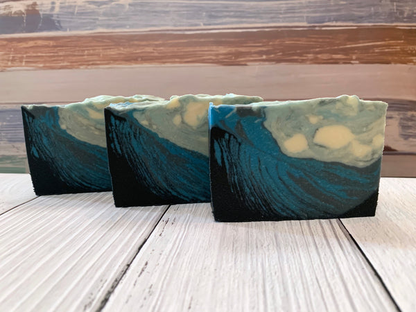 white blue and black beer soap for him activated charcoal beer soap for sale by spunkndisorderly mens beer soap