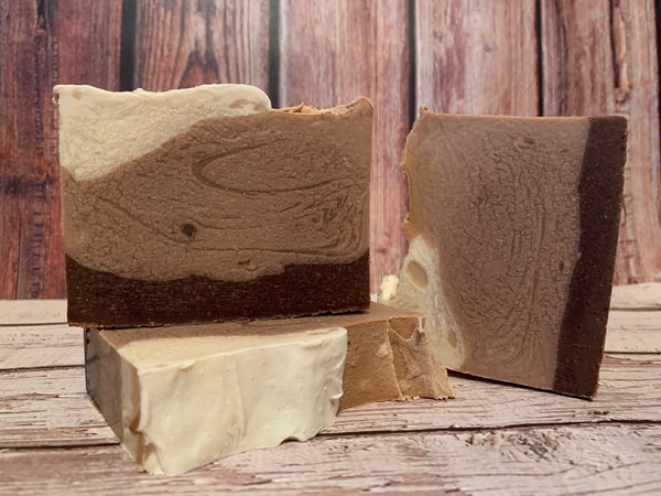 pumpkin pie beer soap handmade in texas with pappy's pumpkin pie craft beer from hardywood park craft brewery Richmond Virginia craft brewery brown pumpkin beer soap spunkndisorderly