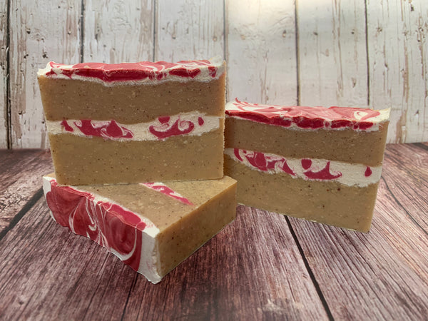 strawberry shortcake craft beer soap handmade in texas with strawberry shortcake craft beer from Braxton brewing company covington Kentucky craft brewery