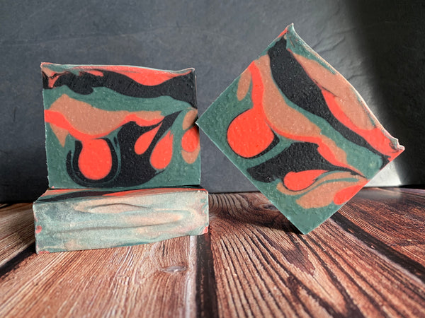 craft beer soap handmade in texas with tanuki ipa beer from back pew brewing texas craft brewery handmade soap for sale