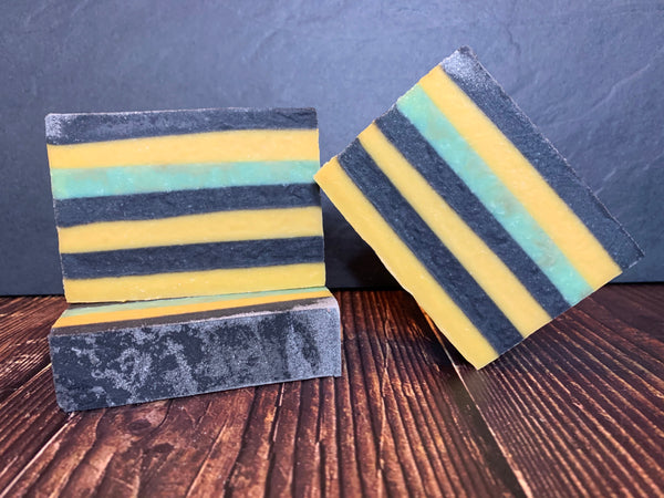 craft beer soap handmade in texas with texas craft beer soap for him beer soap with activated charcoal striped soap