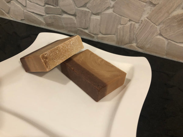 craft beer soap handmade with banana cream cheesecake beer from 450 north brewing company in Columbus indiana