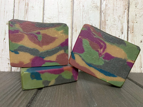 colorful beer soap handmade in texas Louisiana craft beer soap made with dr juice beer from parish brewing co bergamot amber beer soap green yellow purple red blue beer soap by spunkndisorderly beer soaps