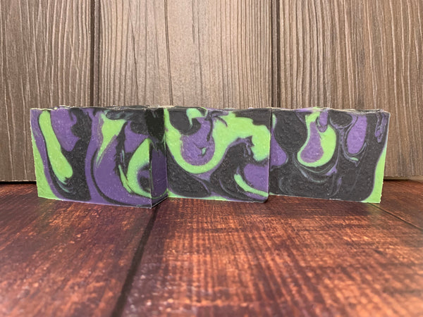 green black and purple craft beer soap by spunkndisorderly beer soap cold process swirl soap with activated charcoal spunkndisorderly.com