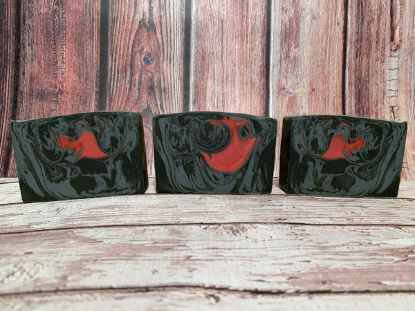 black wit-o craft beer soap handmade in texas black wito no label brewing company texas craft brewery red and black soap for him spunkndisorderly craft beer soap