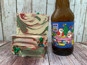 Christmas Bomb! Beer Soap - Spunk N Disorderly Soaps