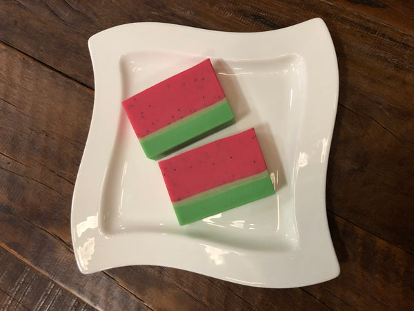 watermelon beer soap watermelon slice soap handmade in indiana with local craft beer spunkndisorderly craft beer soaps