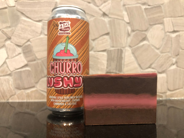 craft beer soap handmade in indiana with churro slushy xl beer from 450 north brewing company unique gift ideas churro scented soap for kids