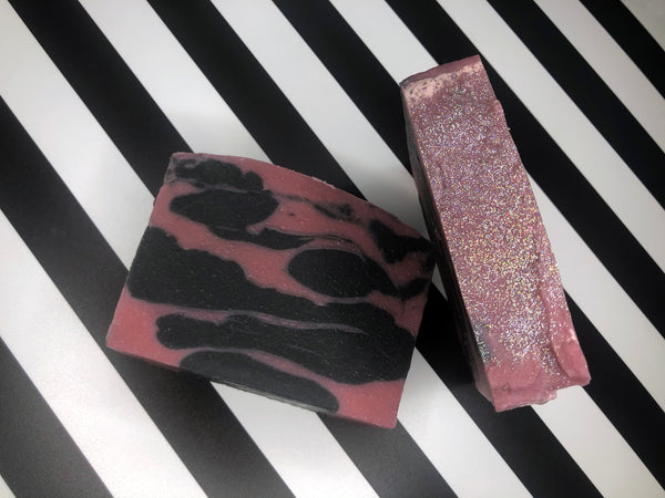 Exotic Pink Tuxedo Beer Soap - Spunk N Disorderly Soaps