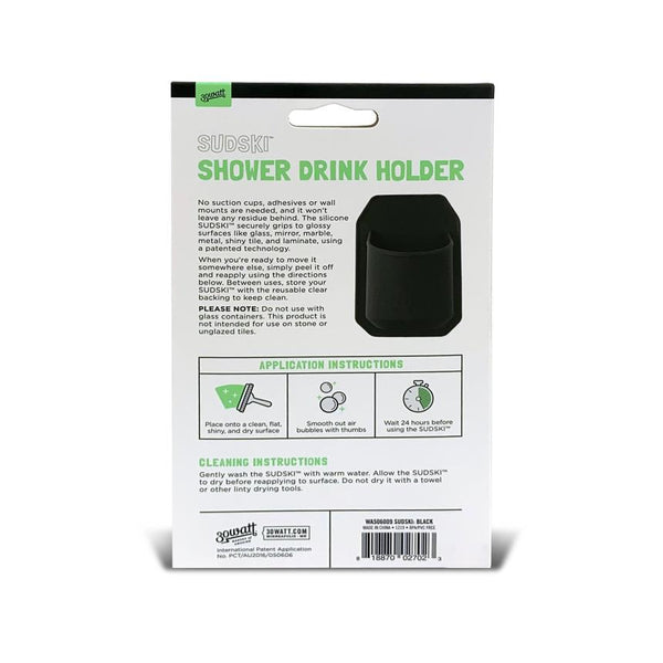 Sudski shower drink holder instructions on box shower beer holder from 30 watt