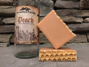 artisan soap indiana mead soap handcrafted with peach mead honey wine from wyldewood cellars handcrafted peach soap peach mead soap by spunkndisorderly beer soaps cold process soap with honey wine gift ideas unique gift ideas 